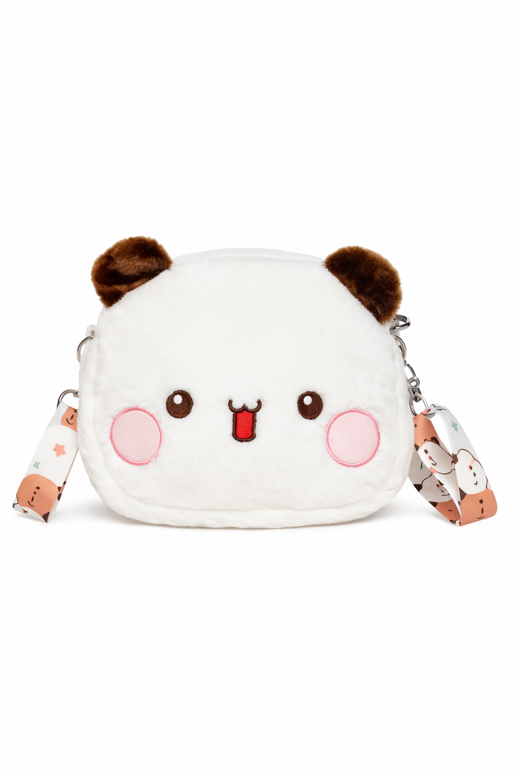 Yier Panda Bear Plush Backpack & Bubu Dudu Kawaii Crossbody Bag
